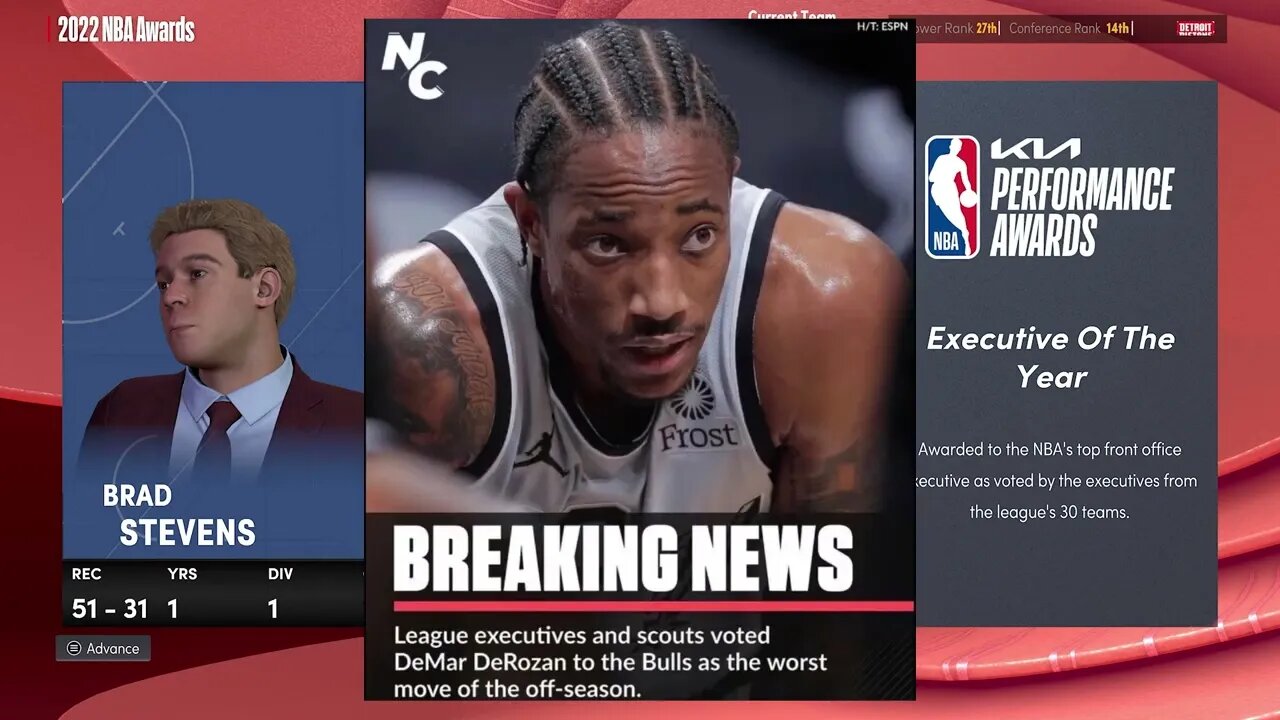 NBA 2K22 Most Realistic Gameplay Sliders! / MyNBA Awards Ballot and Final Update / Episode 7.5