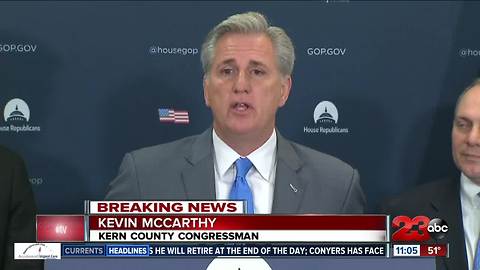 Bakersfield Congressman and House Majority Leader Kevin McCarthy issues statement on Thomas Fire