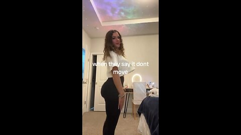 When they say it doesn’t move???