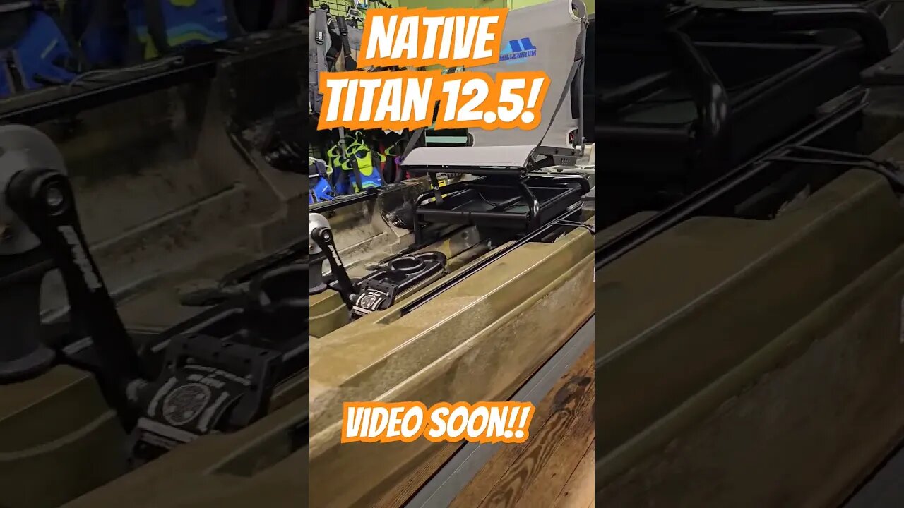 Native Titan X! we are the first to have it in stock! #shorts #native #fishingkayak #kayakfishing