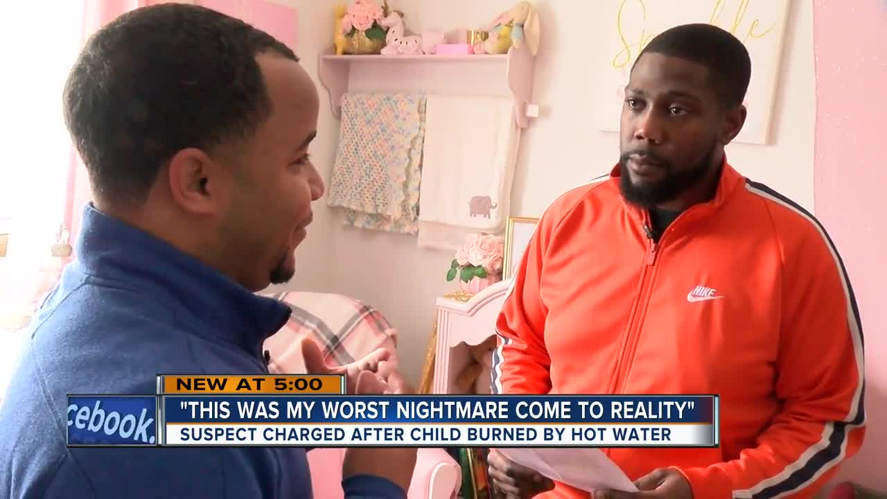 'This is my worst nightmare come true:' Father reacts to 1-year-old child left in scalding hot water