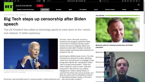 Big Tech steps up censorship after Biden speech