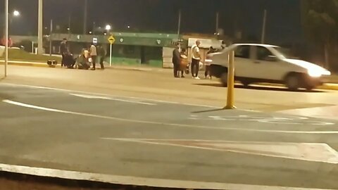Comparsa Simba ensayando en el Bulevar, Tacuarembó, Uruguay (02/07/2023)