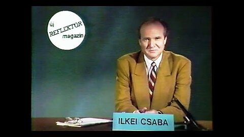 Új Reflektor Magazin, MTV2, 1992. IV. 29. Felelős szerkesztő-műsorvezető: Ilkei Csaba