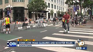 Comic-Con 2019: Road Closures and E-Scooter Rules