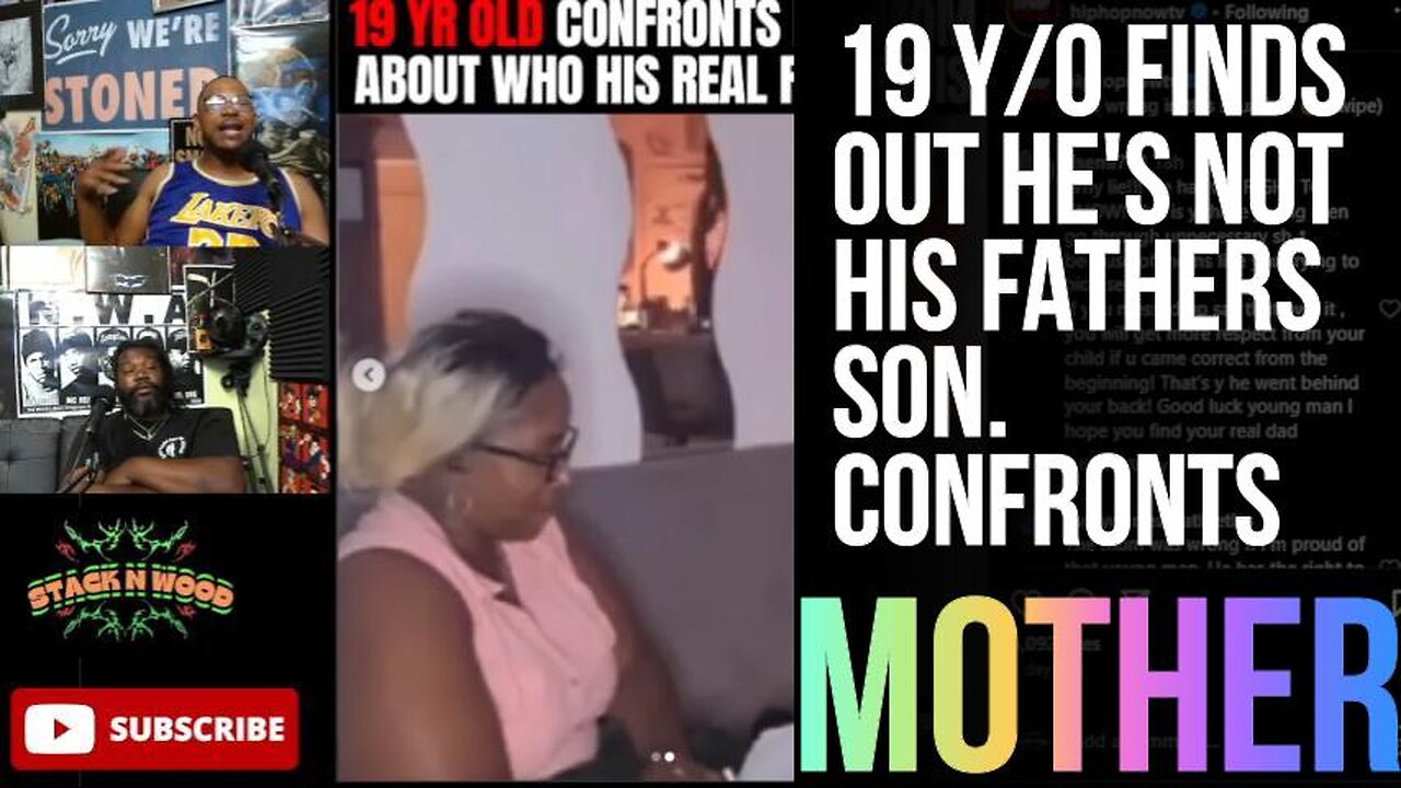 19 yo confronts his mother after finding out he is not related to his father