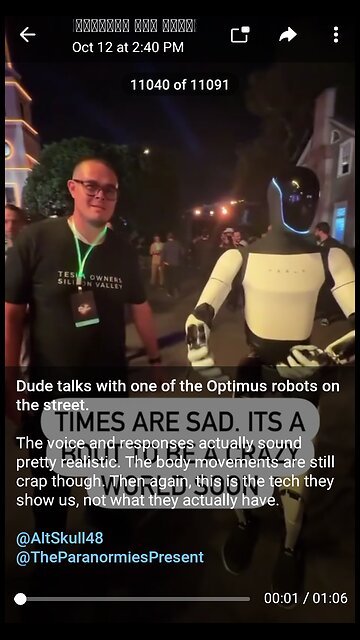 Documentary: Man Interviews Optimus