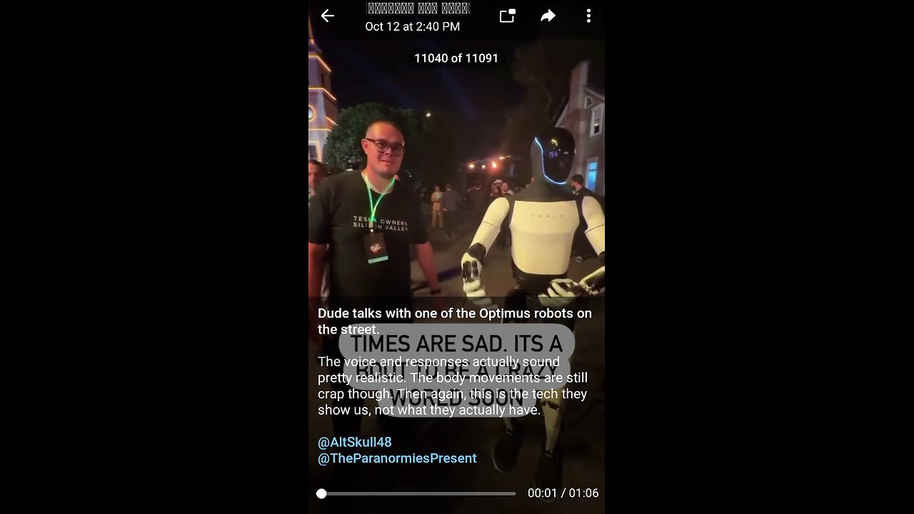 Documentary: Man Interviews Optimus