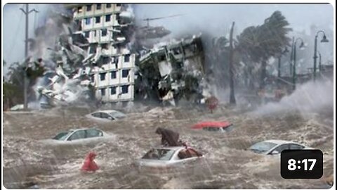 Dubai In Ruins - Storms, Floods & Landslides Destroy Buildings & Vehicles