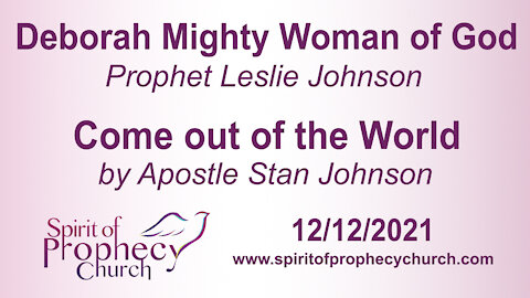 Spirit of Prophecy Church - Sunday Service 12/12/2021