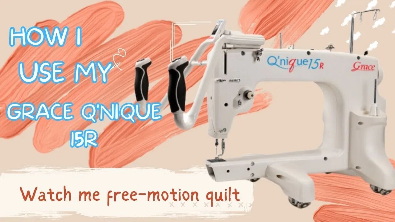 My GRACE Q"nique 15R #homesteading #grace #quilting #longarmquilting #diy #freemotionquilting