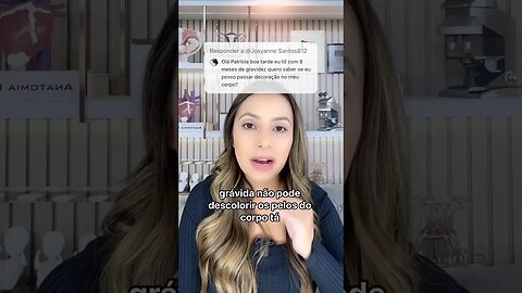 Passar pó descolorante no corpo durante a Gestação, pode?