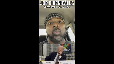 JOE BIDEN FALLS ASLEEP AFRICA