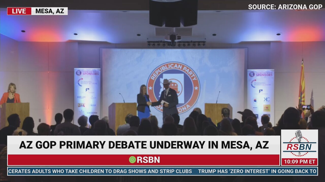 AZ GOP Hosts Secretary of State Debate live from Mesa, AZ 6/9/22