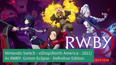 Video Game Covers - Season 4 Episode 9: RWBY: Grimm Eclipse(2016)