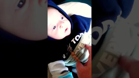 The Cutest Little Baby Boy Playing