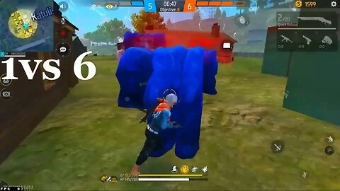 1v6 freefire gameplay fast movement #garenafreefire #cs_rank_shorts #deserteagle