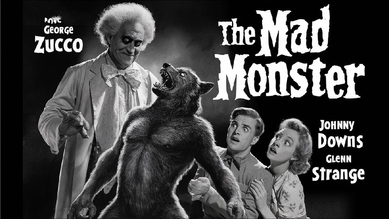 THE MAD MONSTER (1942) Johnny Downs, George Zucco & Anne Nagel | Drama, Romance | B&W