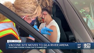 Vaccine site moves to Gila River Arena