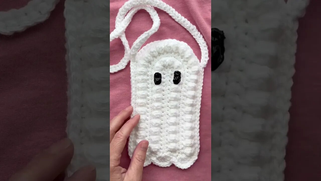I love this hack! Using puff paint to add details to crochet pieces is a game changer! #shorts #diy