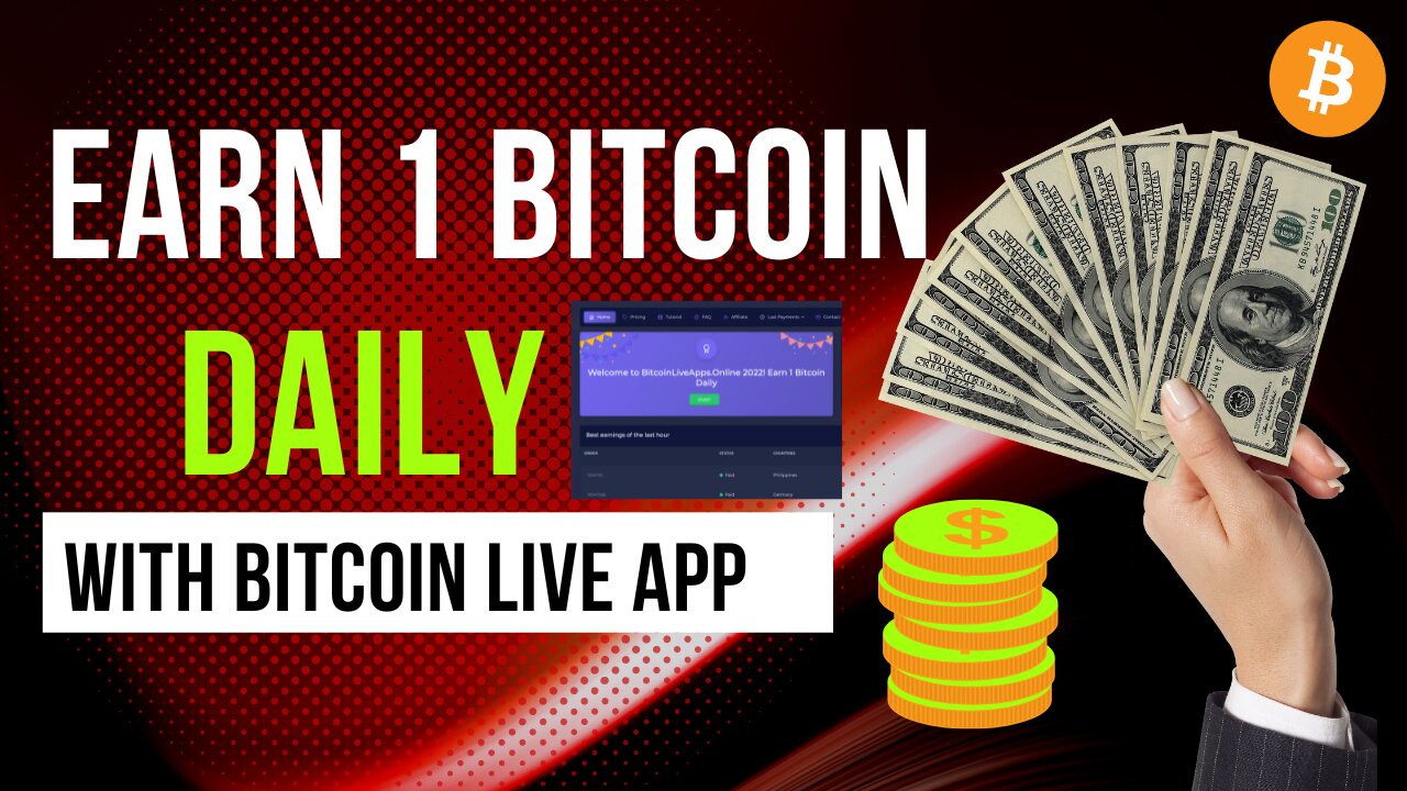 Bitcoin Live APP: Generate 1 Bitcoin Daily.