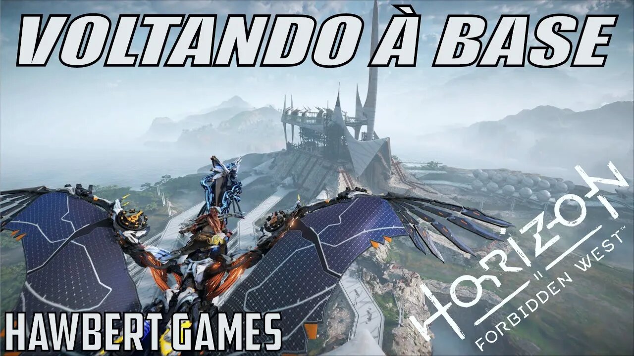 Entrando na base dos Zeniths depois de zerar o jogo Horizon Fobidden West