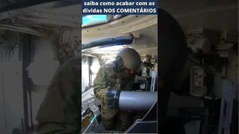 POR DENTRO DE UM TANQUE #shorts #otan #militares #brasil #guerranaucrânia #russia #armas #brasil