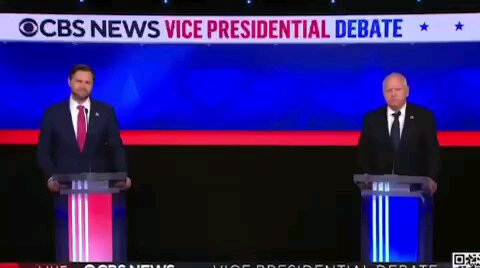 VP Debate Tampon Tim, when asked about his lie that he was in Hong Kong during Tiananmen Square