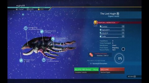 No Man's Sky - The Lost Hugin - S Class Frigate