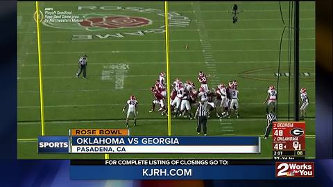 Oklahoma falls to Georgia in epic Rose Bowl, 54-48 (2 OT)