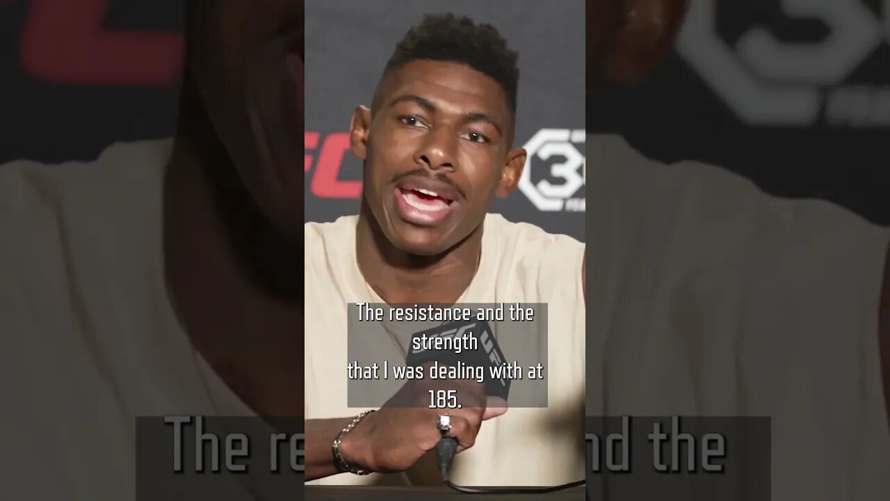 I got tired of getting knocked out | Joaquin Buckley explains move to Welterweight | #UFC #MMA