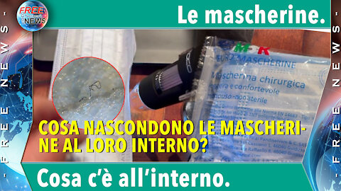 Le mascherine viste al microscopio. Cosa c'è all'interno?