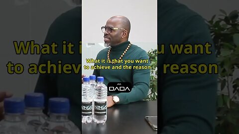 Your Vision For Success Must Be Coupled With Focus & Intention #DADATuesdays