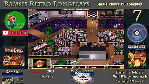 Hoyle Casino Empire | PC Game | 2002 | Casino #4 - Solid Gold | Episode #7 | Retro Longplay