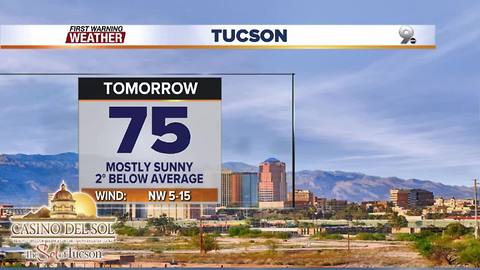 Chief Meteorologist Erin Christiansen's KGUN 9 Forecast Tuesday, March 27, 2018