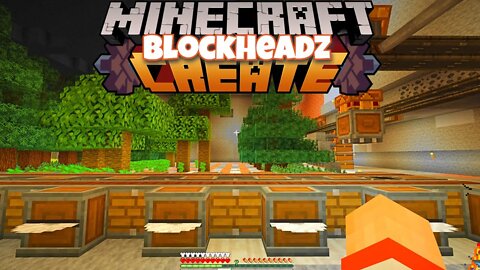 Fully Automatic Tree Farm Minecraft Create Mod | Blockheadz Create 5
