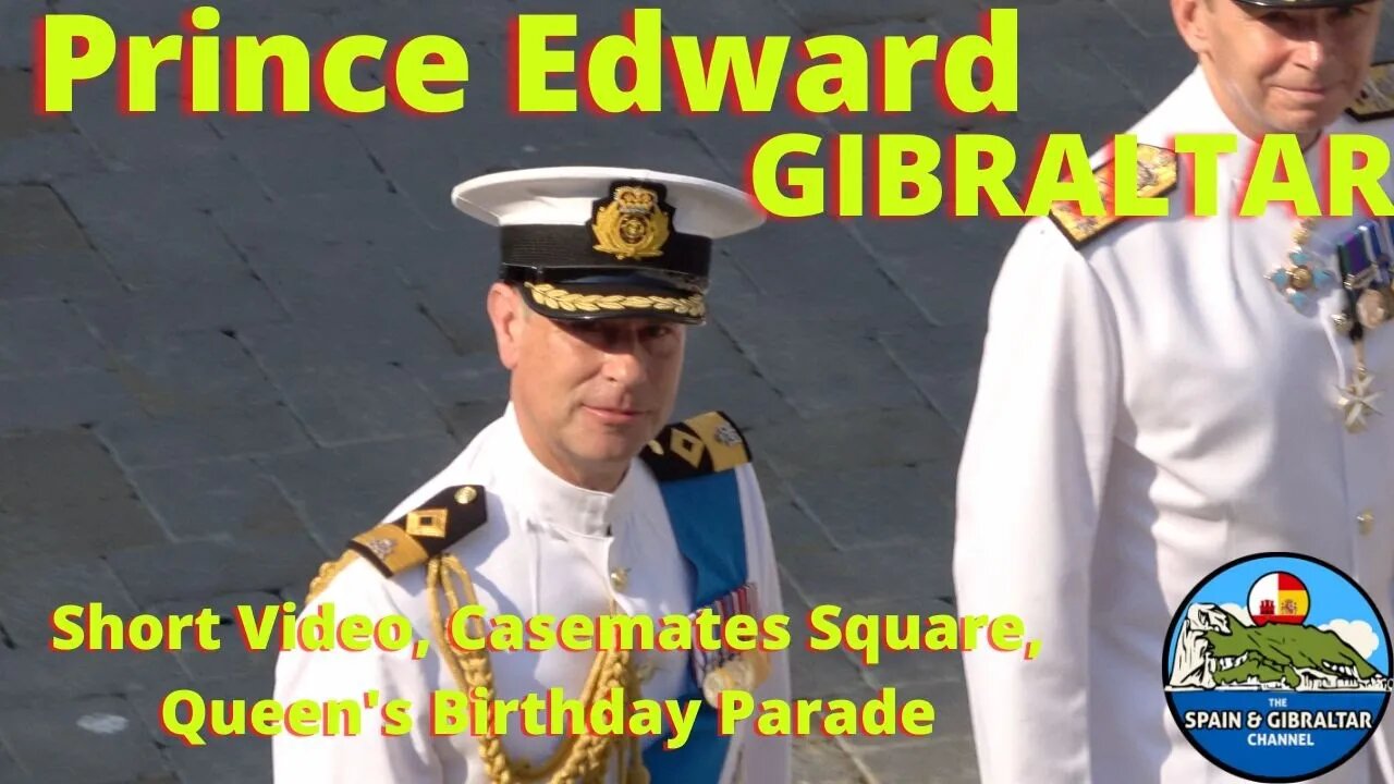 Royal Gibraltar Regiment w/Special Guest:Earl of Wessex at Queen's Bday Parade (short version)