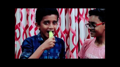 pink red yellow eating food challenge first video #saifan #food challenge #amrs