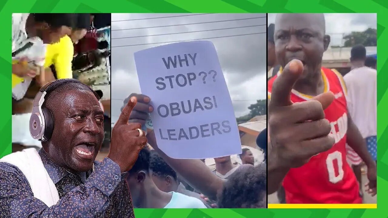 LIVE: Thugs attacks Captain Smart and crew at Obuasi Town🏃🏃
