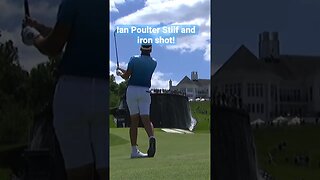 Ian Poulter stiffs one next to pin! #livgolf #golf #tomgillisgolf