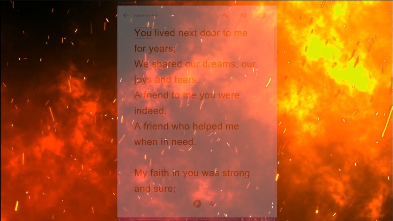 A Voice From Hell, Author Unknown