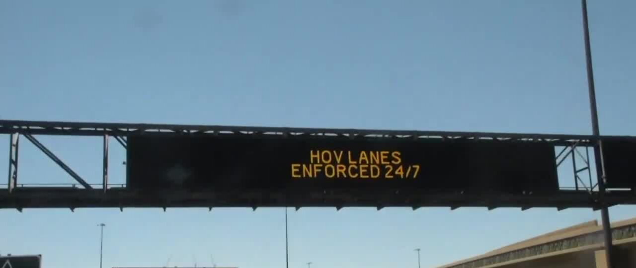 HOV violation enforcement begins on new Project Neon lanes