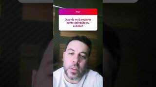 Respondendo: Liberdade ou solidão? #10 #shorts