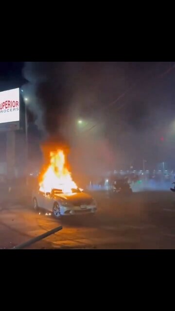 Unreal Illegal Street Takeover In Newsom's Los Angeles