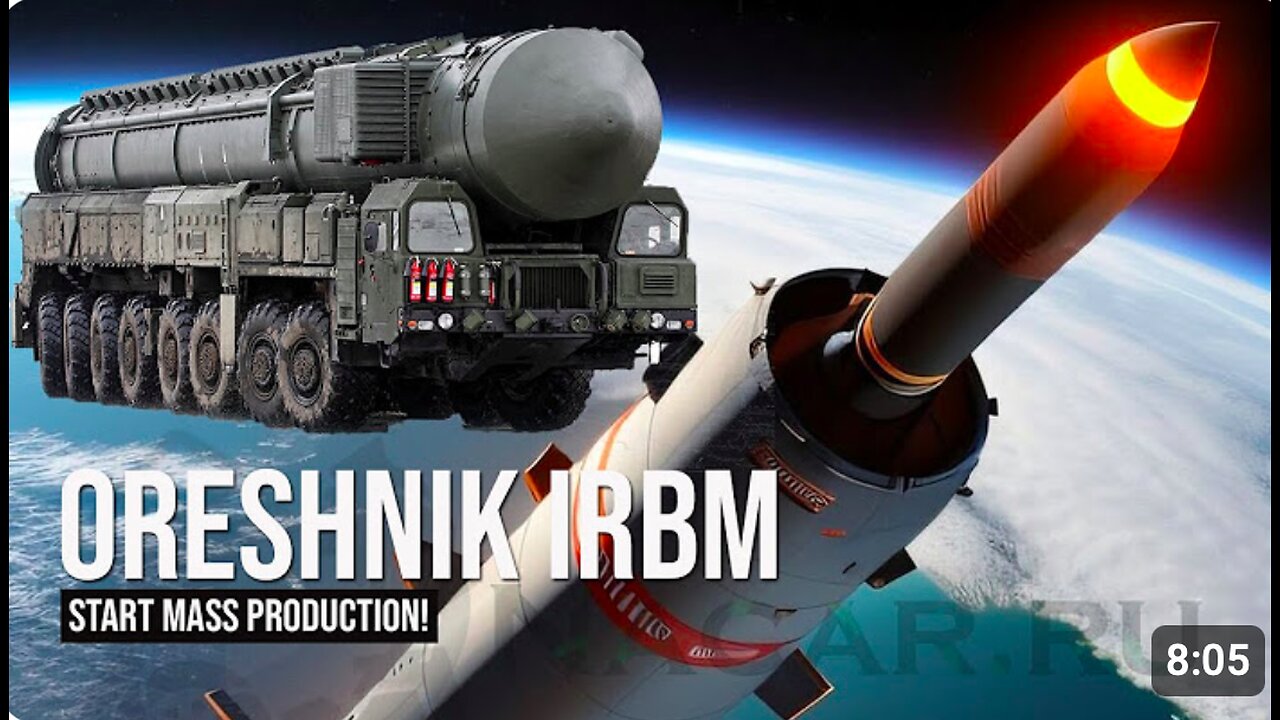 Finally! Russian President orders mass production of Oreshnik IRBM weapon for strategic forces
