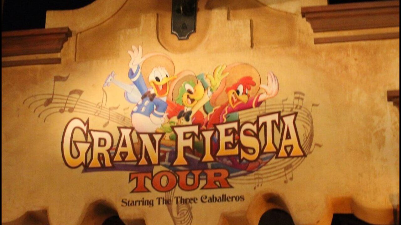 Gran Fiesta Tour with Donald Duck Mexico Pavillion Epcot 4K