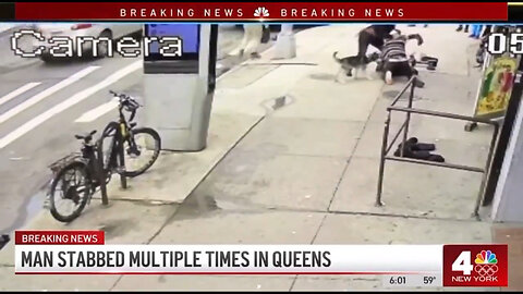 Queens, New York: Man In Grey Hoodie Viciously Attacks A Man From Behind Who Is Using A Knee Scooter