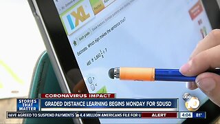 Graded distance learning begins Monday for SDUSD