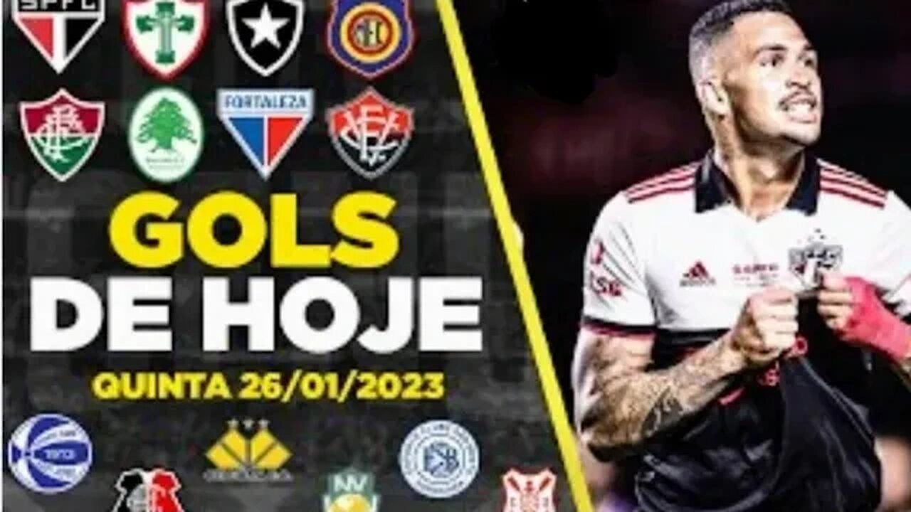 TODOS OS GOLS DOS ESTADUAIS DESTA QUINTA 26/01/2023 GOLS DO DIA, GOLS DE HOJE