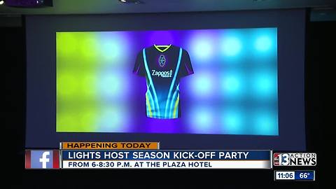 Season kick-off party for Las Vegas Lights